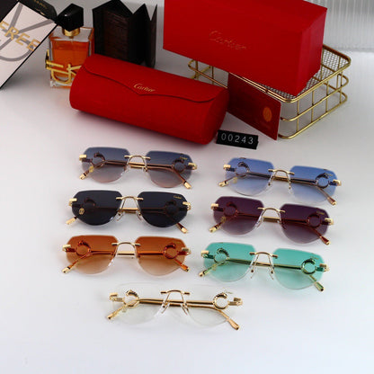 Gafas de sol sin marco con estilo