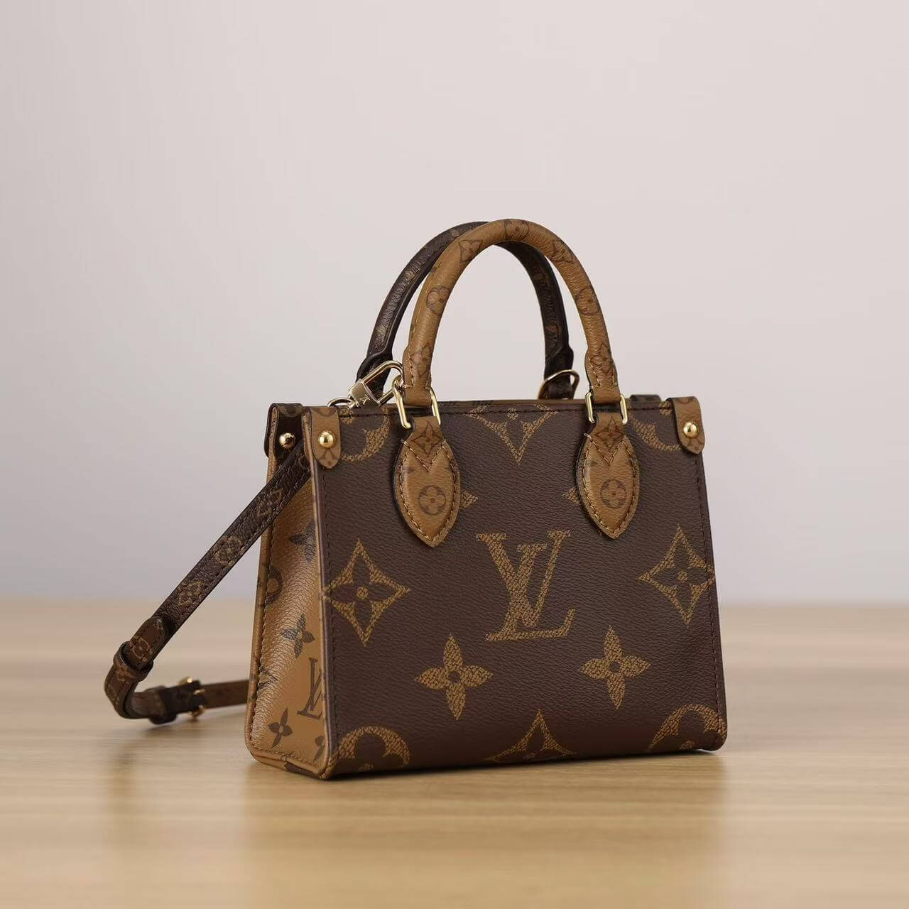 Sac fourre-tout imprimé recto verso bicolore
