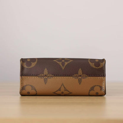 Sac fourre-tout imprimé recto verso bicolore