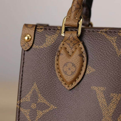 Sac fourre-tout imprimé recto verso bicolore