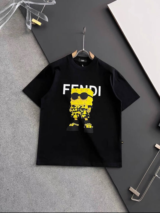 Camiseta con estampado de dibujos animados de Bob Esponja