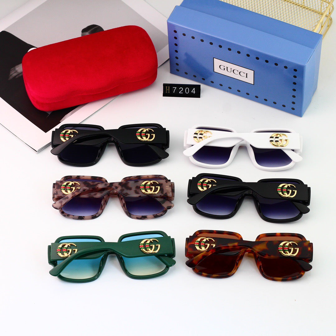 Gafas de sol de gran tamaño y montura completa de moda