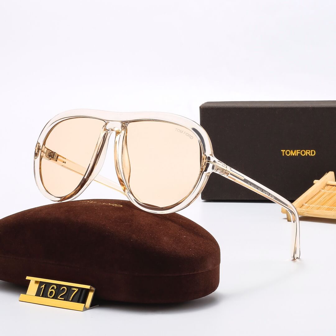 Gafas de sol casuales con montura grande