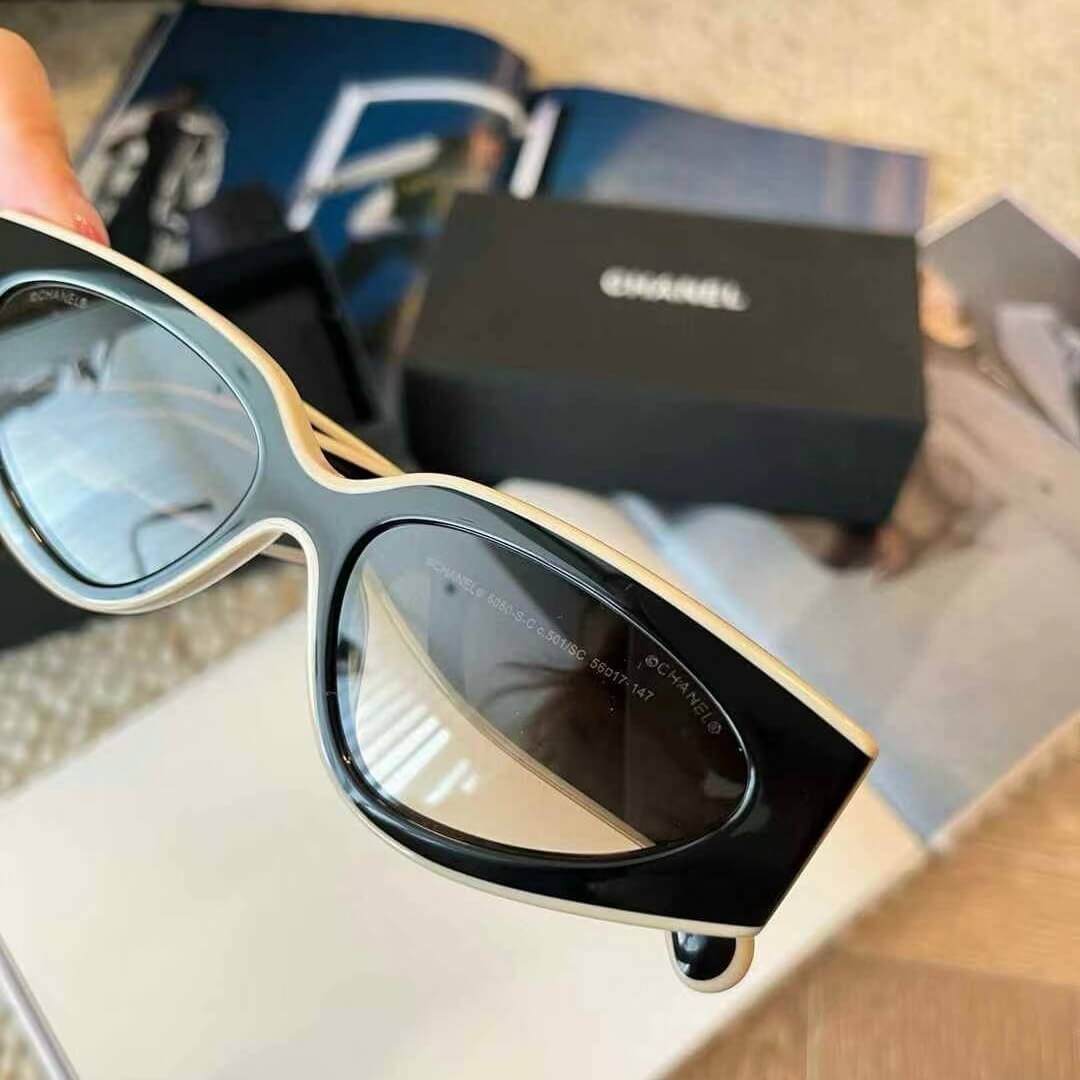 Gafas de sol populares de ojo de gato con montura ancha
