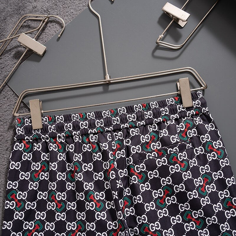 Shorts de playa con estampado completo
