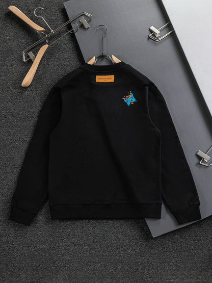 Butterfly Embroidered Sweatshirt
