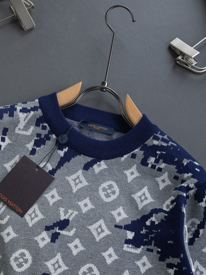 Jacquard Graffiti Sweatshirt