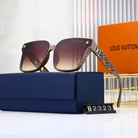 Gafas de sol huecas de gran tamaño y de moda