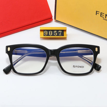 Lunettes unies à monture carrée tendance