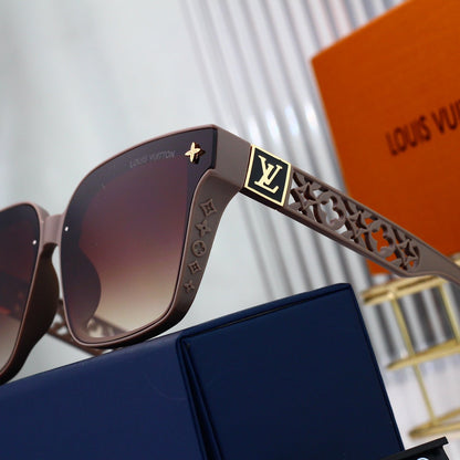 Gafas de sol huecas de gran tamaño y de moda
