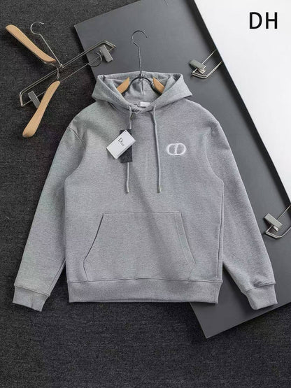 Classic Letter Embroidered Hoodie