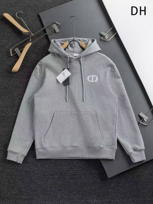 Classic Letter Embroidered Hoodie