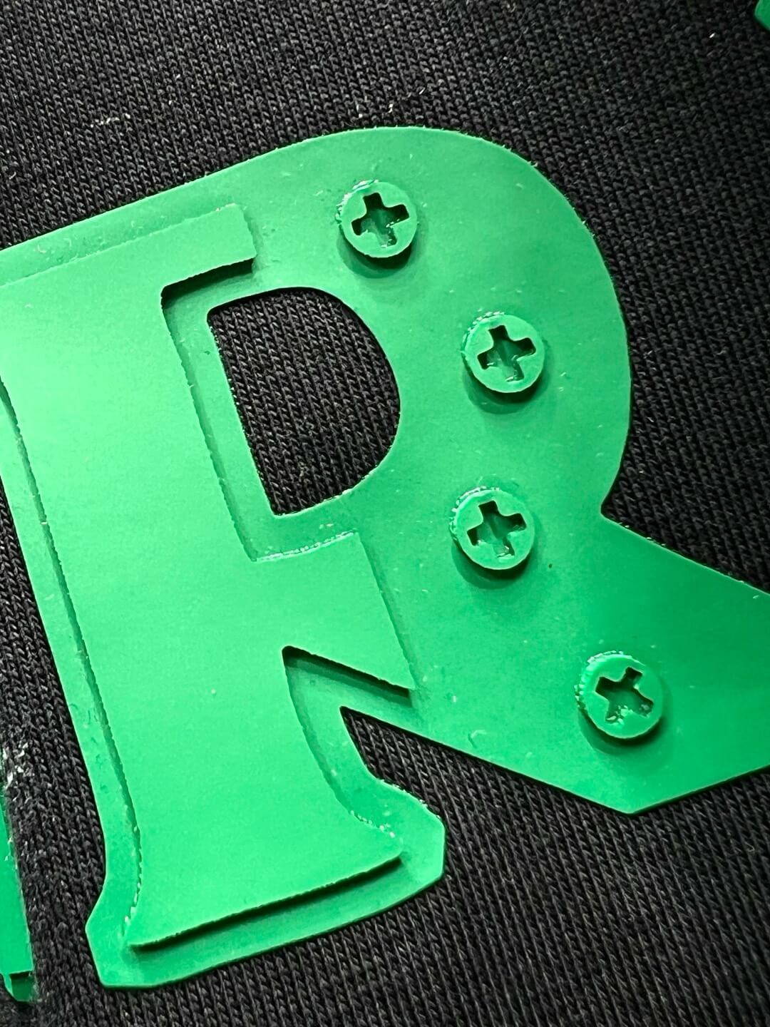 Camiseta gráfica de silicona verde