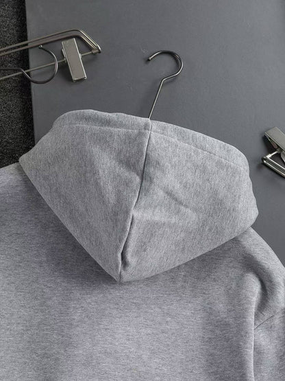 Classic Letter Embroidered Hoodie