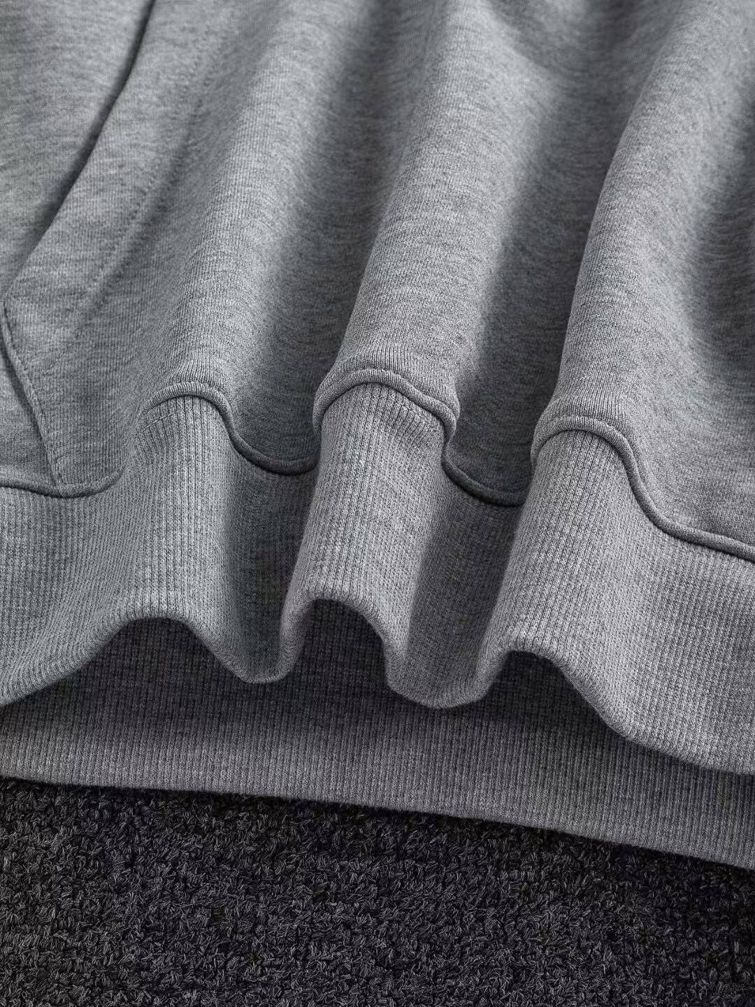 Classic Letter Embroidered Hoodie