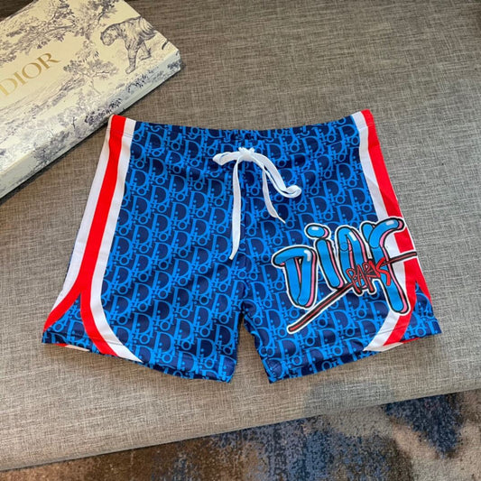 Bañador con estampado azul por todas partes