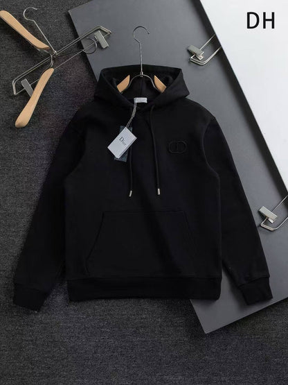 Classic Letter Embroidered Hoodie