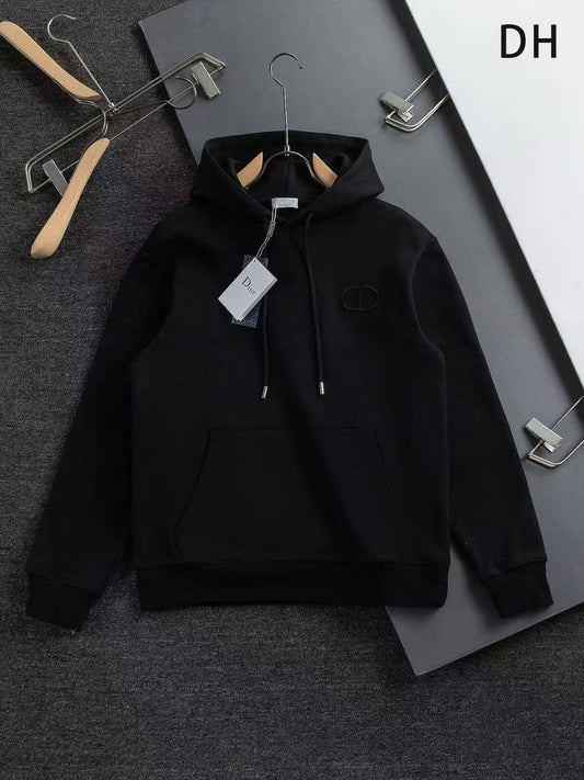 Classic Letter Embroidered Hoodie