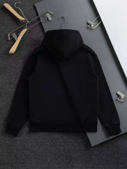 Classic Letter Embroidered Hoodie