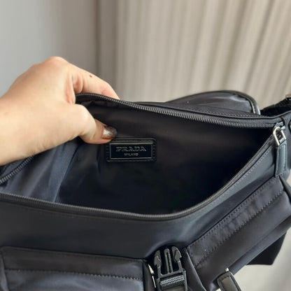 Sac bandoulière tendance à double poche