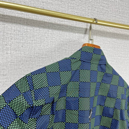 Chemise à manches courtes à imprimé intégral