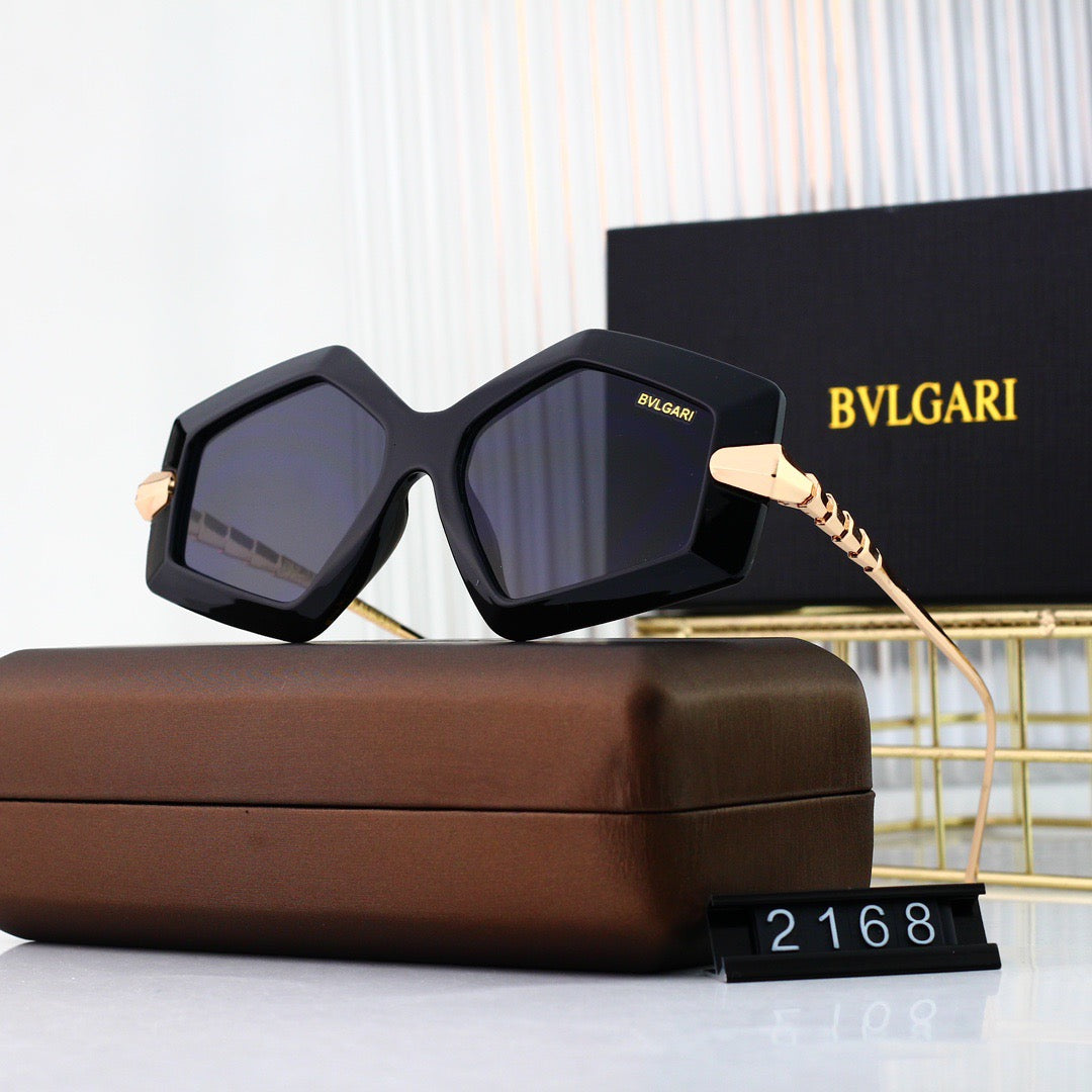 Gafas de sol poligonales únicas