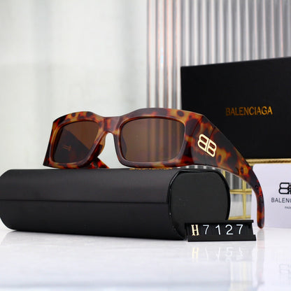Lunettes de soleil rétro enveloppantes