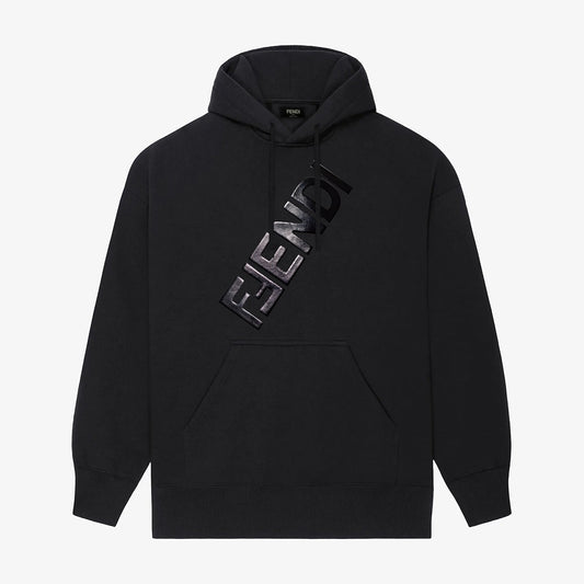 Sweat à capuche imprimé NOIR