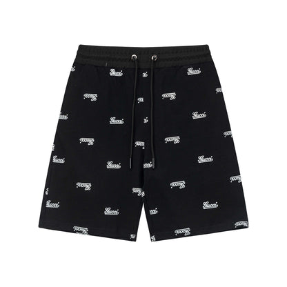 Pantalones cortos con estampado de letras