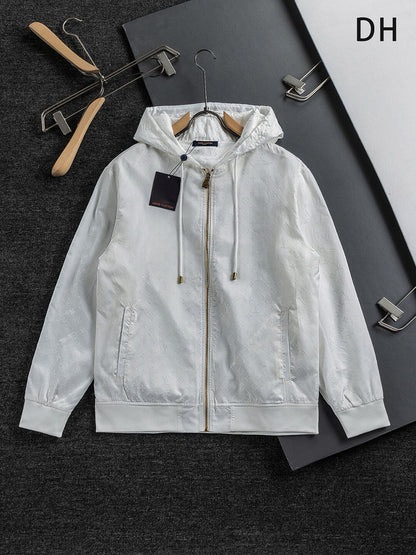 Full Print Jacquard Jacket