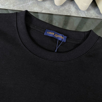T-shirt classique avec patch monogramme