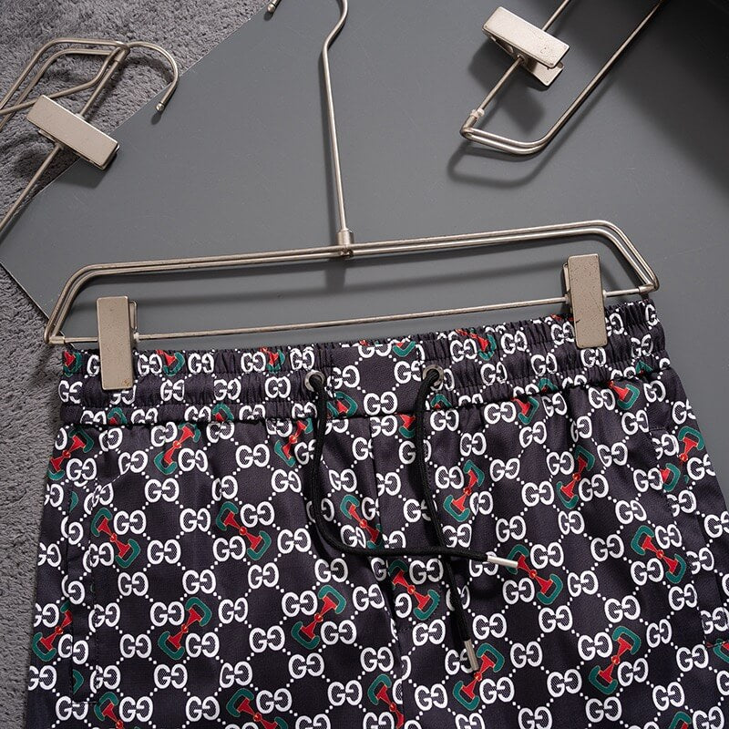 Shorts de playa con estampado completo
