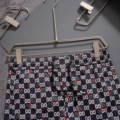 Shorts de playa con estampado completo