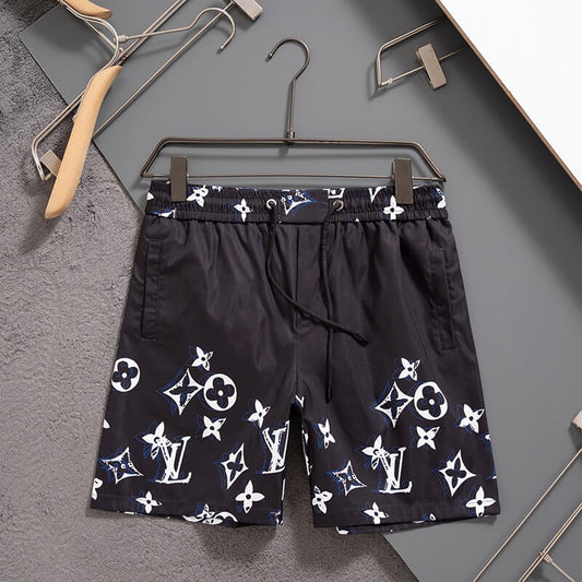 Short de plage à motif classique
