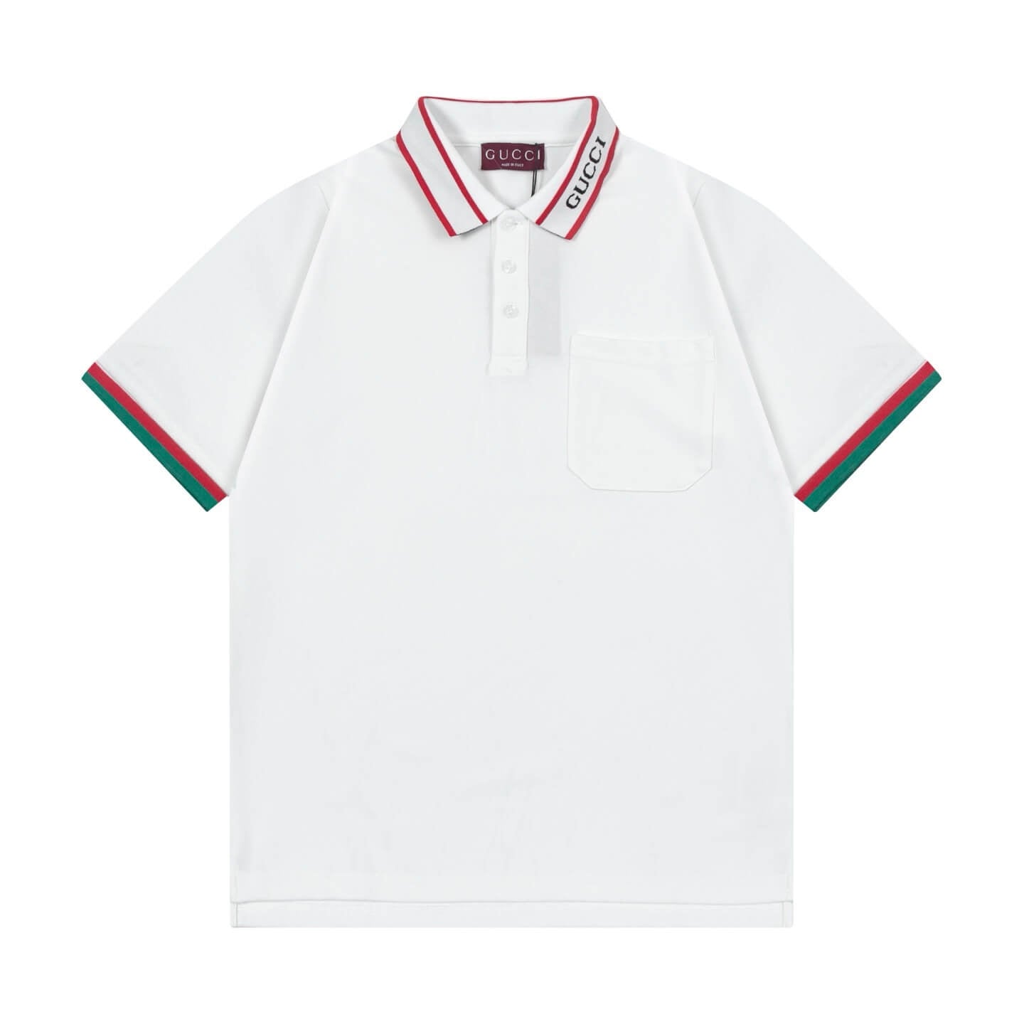 Camiseta polo de rayas bicolor