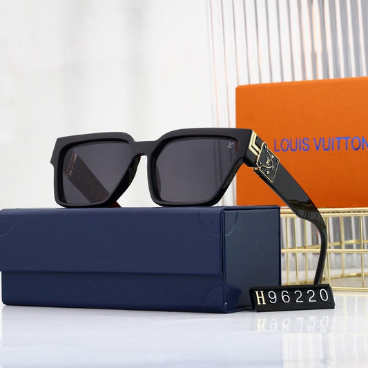 Lunettes de soleil carrées à monture intégrale, style urbain tendance