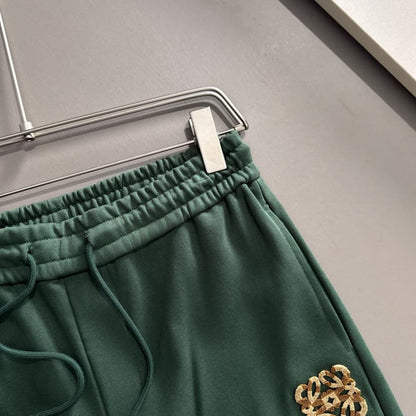 Pantalones cortos con estampado de felpa 3D