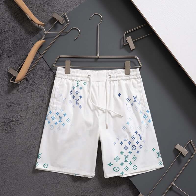Shorts de playa con degradado de color