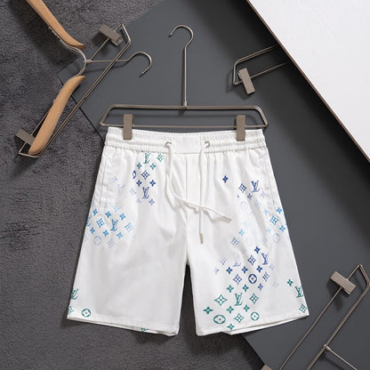 Shorts de playa con degradado de color