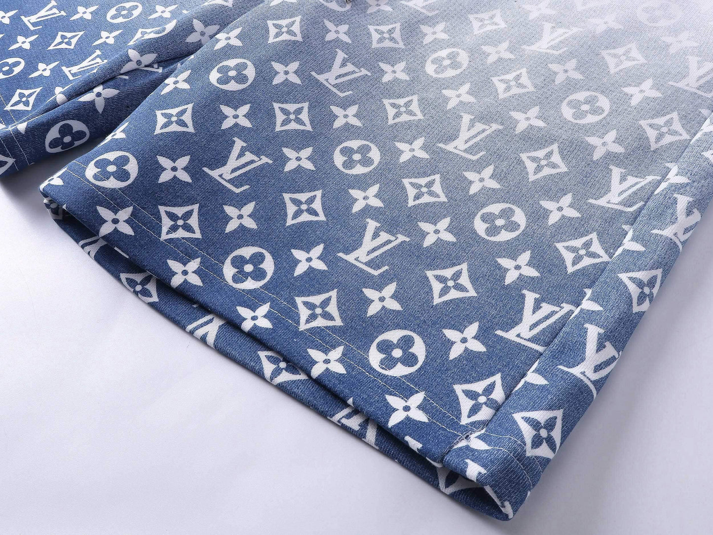 Pantalones cortos de jacquard degradado