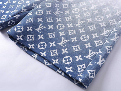 Pantalones cortos de jacquard degradado