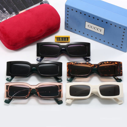Lunettes de soleil rectangulaires