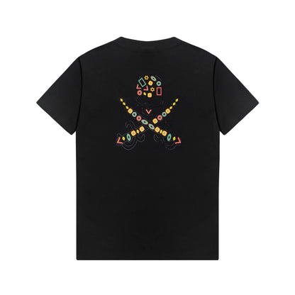 Camiseta con estampado de calavera