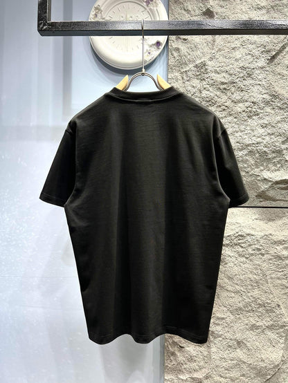 Camiseta con estampado de letras clásicas