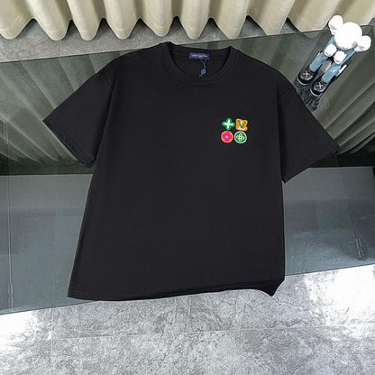 Camiseta con bordado de dopamina