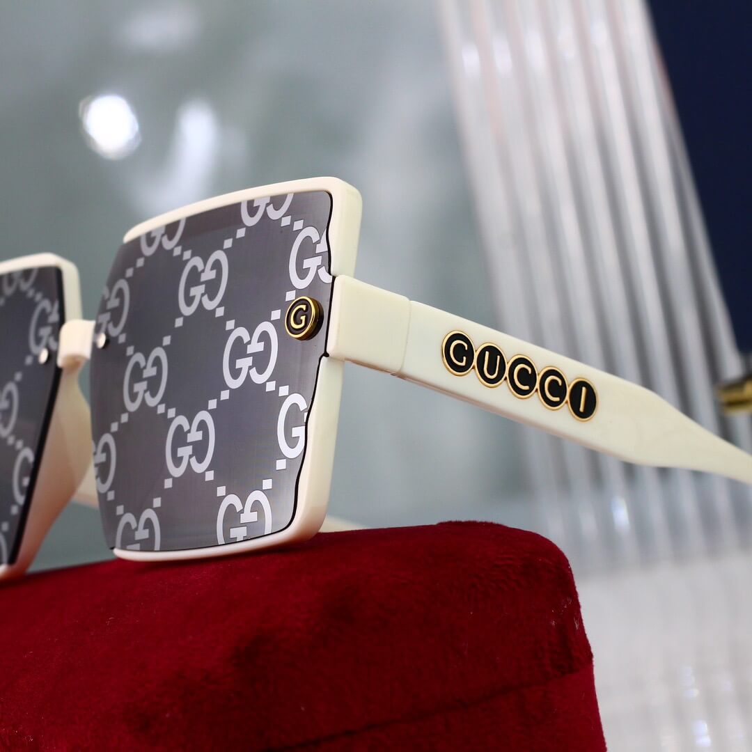 Lunettes de soleil carrées au design rétro moderne à monture complète