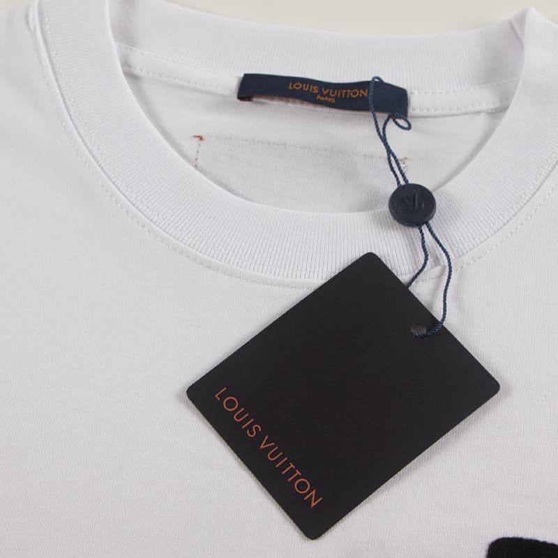Chenille Patchwork Embroidered T-shirt
