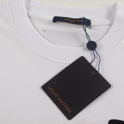 Chenille Patchwork Embroidered T-shirt