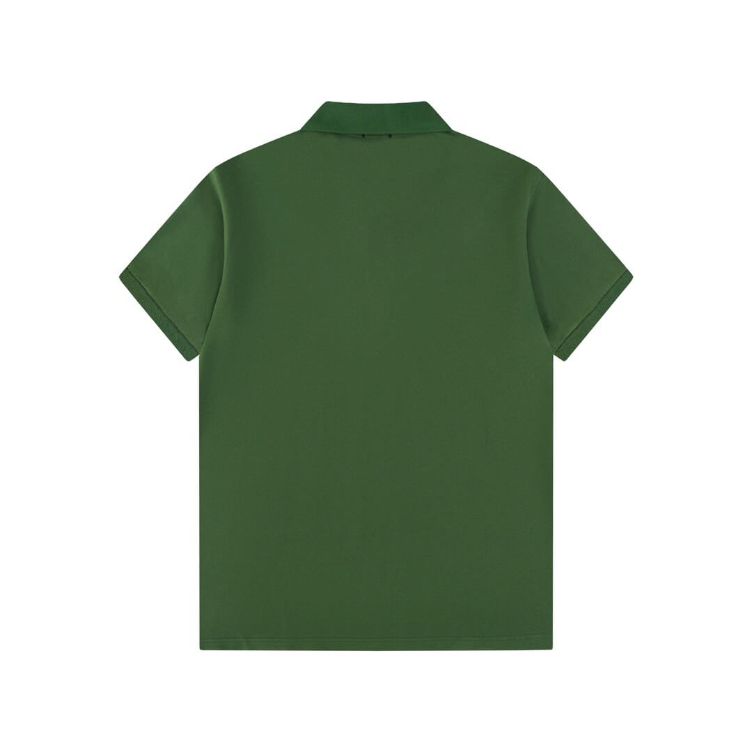 Camiseta polo con bordado de caballo de guerra en la cintura