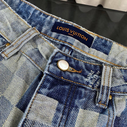 Jeans à carreaux très populaires